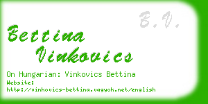 bettina vinkovics business card